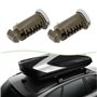 VGOL 2pcs Porte Bagages de Toit Serrure de Sécurité en Forme de Tonneau Serrure de Chargement de Toit clé Compatible avec Thule 