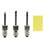 Wisyurt 3 PièCes Pointes de Soudure en Laiton USB TêTe de Fer à Souder Pointes de Soudure pour Stations de Soudure D'Interface E