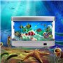 Iegefirm Poisson Ornemental Lumière Dynamique Océan Virtuel Dauphin Paysage Tropical Artificiel Mignon Chambre Décoration EU Plu