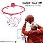 Giilayky Cerceau de Basket-Ball Mural de 32 Cm Filet de Jante en MéTal Panier Suspendu la Jante Murale de Basket-Ball avec Vis S