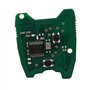 Borimend Carte de Circuit Imprimé FOB de Clé à Distance de 433MHz 2 Boutons pour 307/2000-2017 73373067C