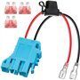 Comphic Remplacement du Connecteur de Faisceau de Câbles 12 AWG Compatible avec la Batterie Peg-Perego 12 V SLA sur Les D'Équita