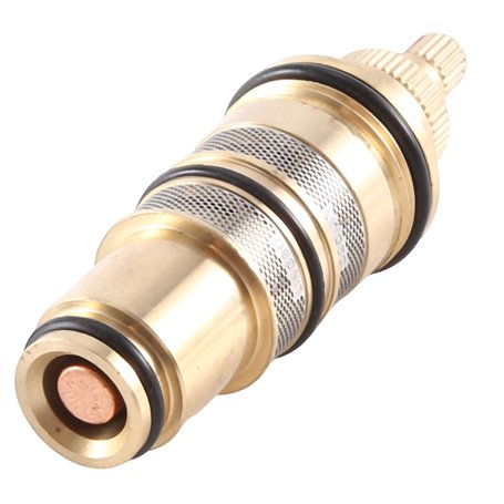 OVNSHVN Cartouche thermostatique de rechange en laiton pour mitigeur de douche avec kit de réparation facile à utiliser