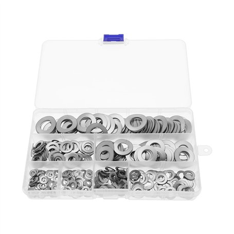 ECSiNG 350 Pièces Rondelles élastiques Ondulées en Acier Inoxydable 304 pour Fixations Domestiques Ingénierie Automobile Et Méca