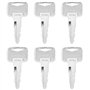 ECSiNG 6pcs Clés de Contact A5160 Clé de Contact de Chariot Élévateur 91A07-01910 Clé de Démarrage de Contact de Camion Compatib