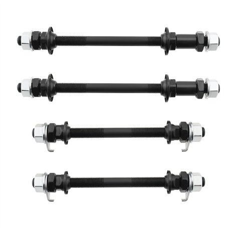 LT Easiyl 4pcs Essieux Solides de Vélo Essieu de Roue Avant Arrière de Vélo Axe de Moyeu de Roue de Vélo Outil de Accessoires po