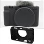 Briny River Étui de protection en silicone souple pour appareil photo Sony ZV1F ZV-1F ZV-1 II Noir