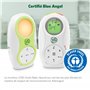 LeapFrog LF80 Babyphone Surveillance Audio Babyphone Numérique avec Deux Batteries Longue Portée Babyphone sans Caméra Capteur d