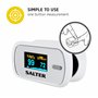 Salter PX-100-EU Oxymètre Électronique de Pouls, Saturometre Oxymètre de Doigt Numérique, Capteur d'Oxygène, Ecran OLED Facile à