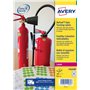 AVERY - Lot de 480 blocs calendrier imprimables - Adhésif non pelable - 25 mm - Impression laser