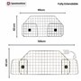 Speedwellstar Grille de Protection pour Chien de Voiture Universelle avec Fixations Solides, Grille de Voyage en Maille pour Ani