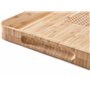 Joseph Joseph - Planche à Découper Bambou Naturel, Bois, avec Grip Central et Bord Relevé pour récupérer le jus - Marron-Beige