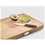 Joseph Joseph - Planche à Découper Bambou Naturel, Bois, avec Grip Central et Bord Relevé pour récupérer le jus - Marron-Beige