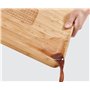 Joseph Joseph - Planche à Découper Bambou Naturel, Bois, avec Grip Central et Bord Relevé pour récupérer le jus - Marron-Beige