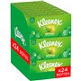 KLEENEX - Mouchoirs boîte Balsam (24 boites de 64 mouchoirs) - dépose un baume protecteur qui apaise vos nez idéal en cas de gro