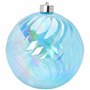 Christmas Concepts® Lot de 3 Boules à facettes géantes Bleues irisées de 150 mm (5,9") - Décorations à Suspendre incassables - D