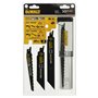 DEWALT Coffret de 8 Lames de Scie Sabre XR Runtime pour la Coupe du Bois et du Métal 152-230mm DT99551-QZ