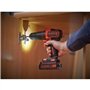 Perceuse a percussion sans fil 18V BLACK+DECKER - BDCHD18C2TA-QW  Avec 2 batteries 18V  30 accessoires inclus