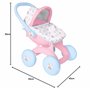 HTI Toys & Games BabyBoo 4 en 1 Mon Premier Landau | Poussette Poussette Poussette pour Enfants Idéal pour Filles et Garçons de