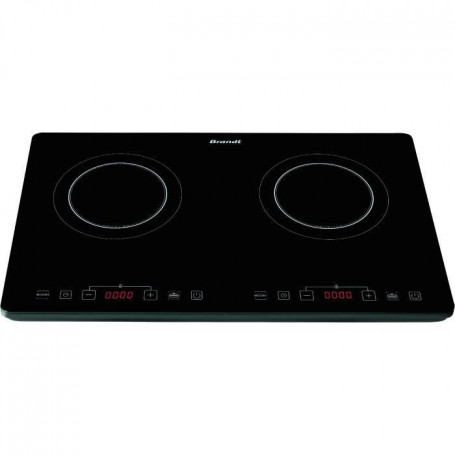 BRANDT Table induction - 2 foyers - 10 niveaux de puissance - 3400 W 179,99 €