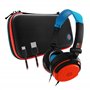 Kit d'accessoires de voyage STEALTH Premium pour Nintendo Switch et Switch Lite - Bleu et Rouge