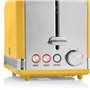 Swan Retro Ensemble Petit-Déjeuner, Bouilloire 1,8L avec Élément Chauffant en Acier INOX, Grille-Pain à Fente Large 2 Tranches,