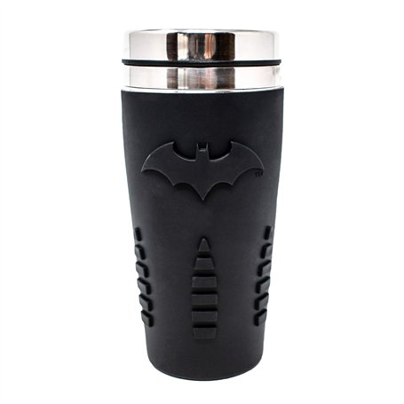 Paladone Batman Travel Mug with Silicone Grip Sleeve
