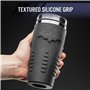 Paladone Batman Travel Mug with Silicone Grip Sleeve, 15oz, Insulated Stainless Steel Tumbler with Lid, Officially Licensed DC C