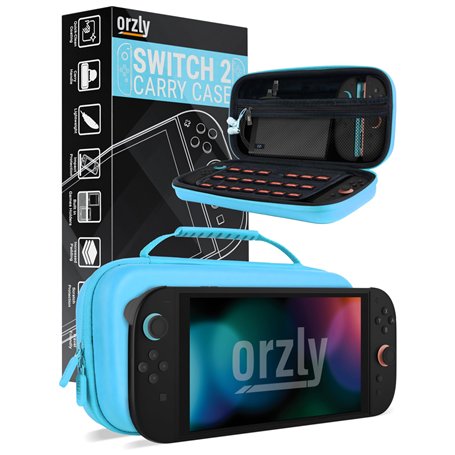 Étui de transport pour console Nintendo Switch 2 (2025) Joy BLUE avec protection d'écran 7