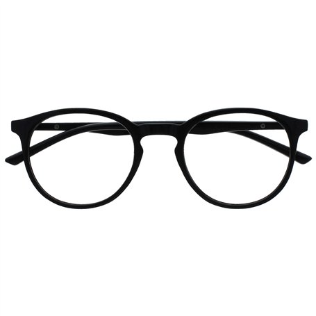 OPULIZE Met Lunettes de Lecture Anti-Lumière Bleue Monture Ronde et Mince Charnières à Ressort Améliore le Sommeil Jeux Ordinate