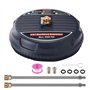 Aim Tools 15 Pouce Accessoire de Nettoyeur de Surface pour Nettoyeur Haute Pression 4000 PSI pour Le Nettoyage des Sols avec 2 x