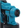 KATSU FIT-Bat 21V Pistolet à Peinture sans Fil 1200ml avec Lumière LED et 3 Buses, Pulvérisateur de Peinture électrique pour Pei