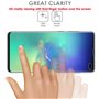 TECHGEAR Protection Écran Galaxy S10 Plus S10+ [ghostSHIELD] Film de Protection Souple en TPU avec Protection Totale d'Écran Com