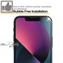 TECHGEAR Verre Trempé iPhone 14, iPhone 13/13 Pro - Protecteur d'Écran en Verre Trempé [2.5D Bord Arrondi] [Dureté 9H] [Clair Cr