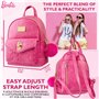 Barbie Sac à Dos Femme, Poches Internes et Compartiments Zippés - Cadeaux Elle