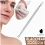 Glamified, glam Extracteur de points noirs professionnel pour soins de la peau, outil de retrait des points noirs pour les imper