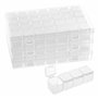 BELLE VOUS Boite de Rangement Diamond Painting en Plastique Transparent avec 28 Pots (Lot de 3) - Ensemble de Boite Rangement Pe