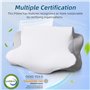 AOTOZE Oreiller Ergonomique Cervical, 2 en 1 Oreiller Papillon à Mémoire de Forme, Coussin pour Les Dormeurs sur Le Côté, Le Dos