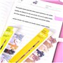 4Set Onglets d’Index, Index Tabs en Forme d’Animal, Notes Adhésives, Étiquette Marque Page, Marqueur de Page Onglets d’Index pou