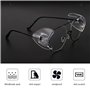Protections Latérales pour Lunettes de Sécurité, 3 Paires de Protections Transparentes Flexibles à Enfiler de Lunettes de Sécuri