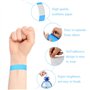 150 Bracelets d'Identification Bracelets Papier en Tyvek Bracelets d'Entrée Bracelet Papier Enfant pour Contrôle et Sécurité pou