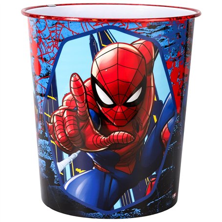 Poubelle Spiderman pour enfants pour chambre à coucher