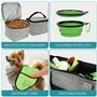 BELLE VOUS Sac de Voyage pour Chien avec Gamelles Pliables - Sac de Transport avec Poches Multifonctions - Rangement Accessoires