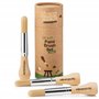 Honeysticks Mon Premier Jeu de Pinceaux - 3 Pièces Parfaits pour Bébé et Tout-Petit. Gros Pinceaux en Bois Potelé pour Une Prise