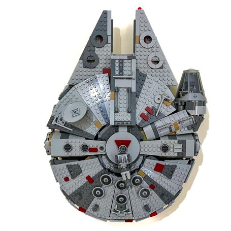 3Dudes & Dad Support mural compatible avec Lego® Star Wars Millennium Falcon - Crochet de rangement conçu sur mesure pour l'ense