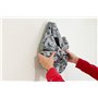 3Dudes & Dad Support mural compatible avec Lego® Star Wars Millennium Falcon - Crochet de rangement conçu sur mesure pour l'ense