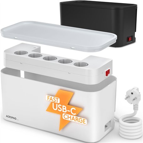 Cache multiprise - avec multiprise intégré