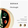 Assiette Apéritif Serax | Collection Feast par Ottolenghi | 2 Assiettes d’Entrée | Service de Table en Grès aux Couleurs Mélangé