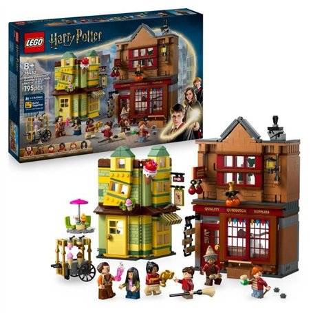 LEGO Harry Potter 76452 Magasin d'Accessoires de Quidditch et Marchand de Glaces Jeu 8 ans