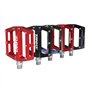 NICOLIE Pédales De Vélo De Montagne VTT en Nappe D'Huile - Compatible Avec Vélo De Route, Pliantes BMX Anti-Slip en Aluminium -
